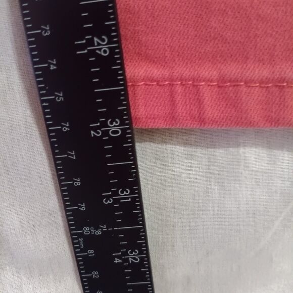 Levi's 524 Too Superlow Jeans Womens Size 9 Pink Juniors Denim Stretch Skinny - Picture 7 of 7